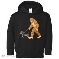 Bigfoot Walk Dachshund Toddler Hoodie thumb 0