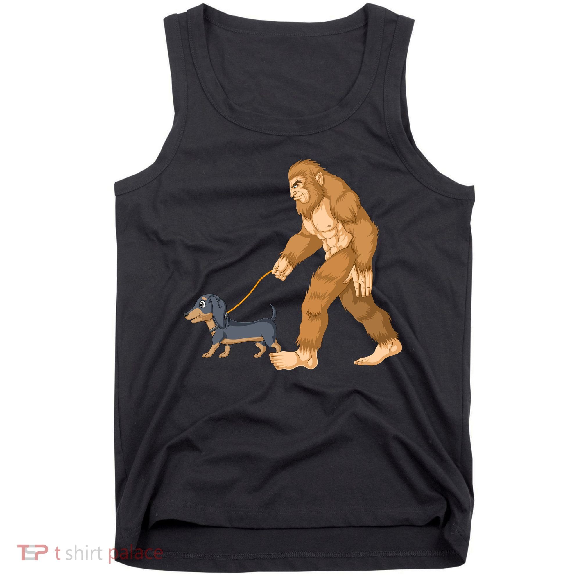 Bigfoot Walk Dachshund Tank Top