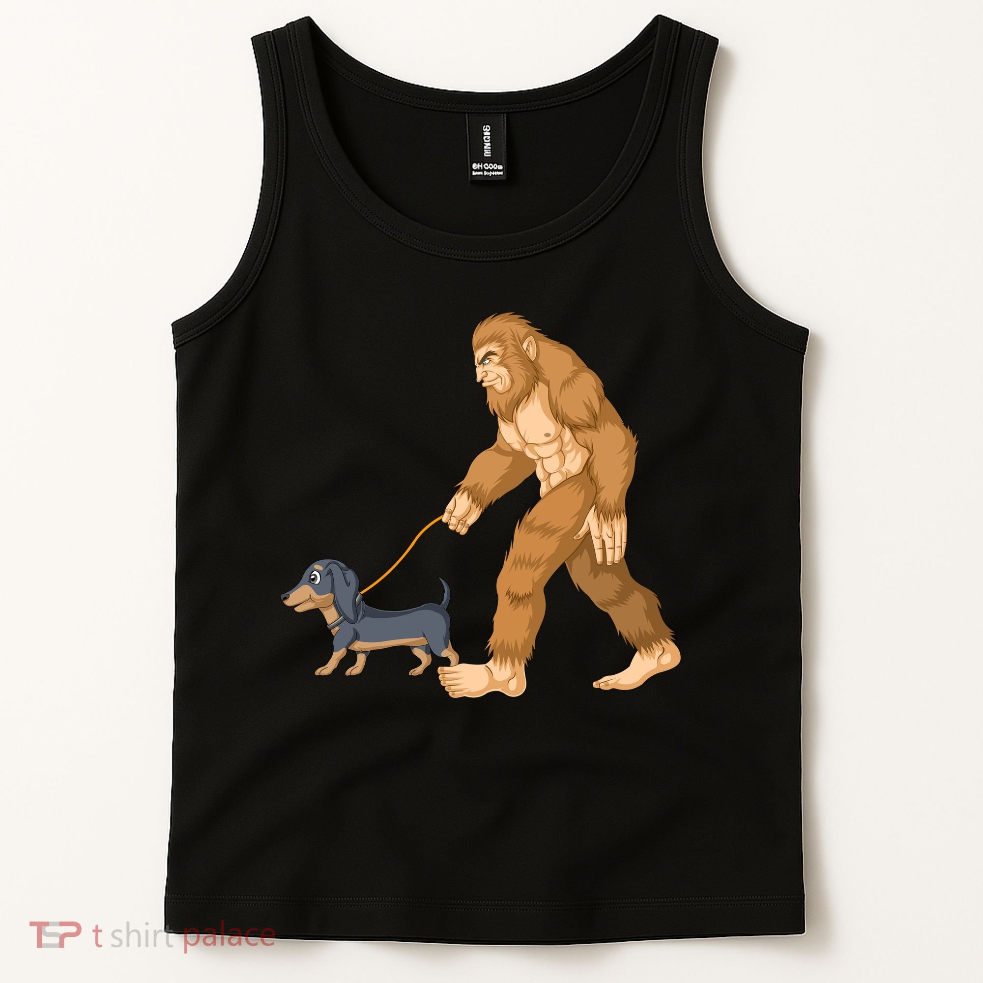 Bigfoot Walk Dachshund Tank Top