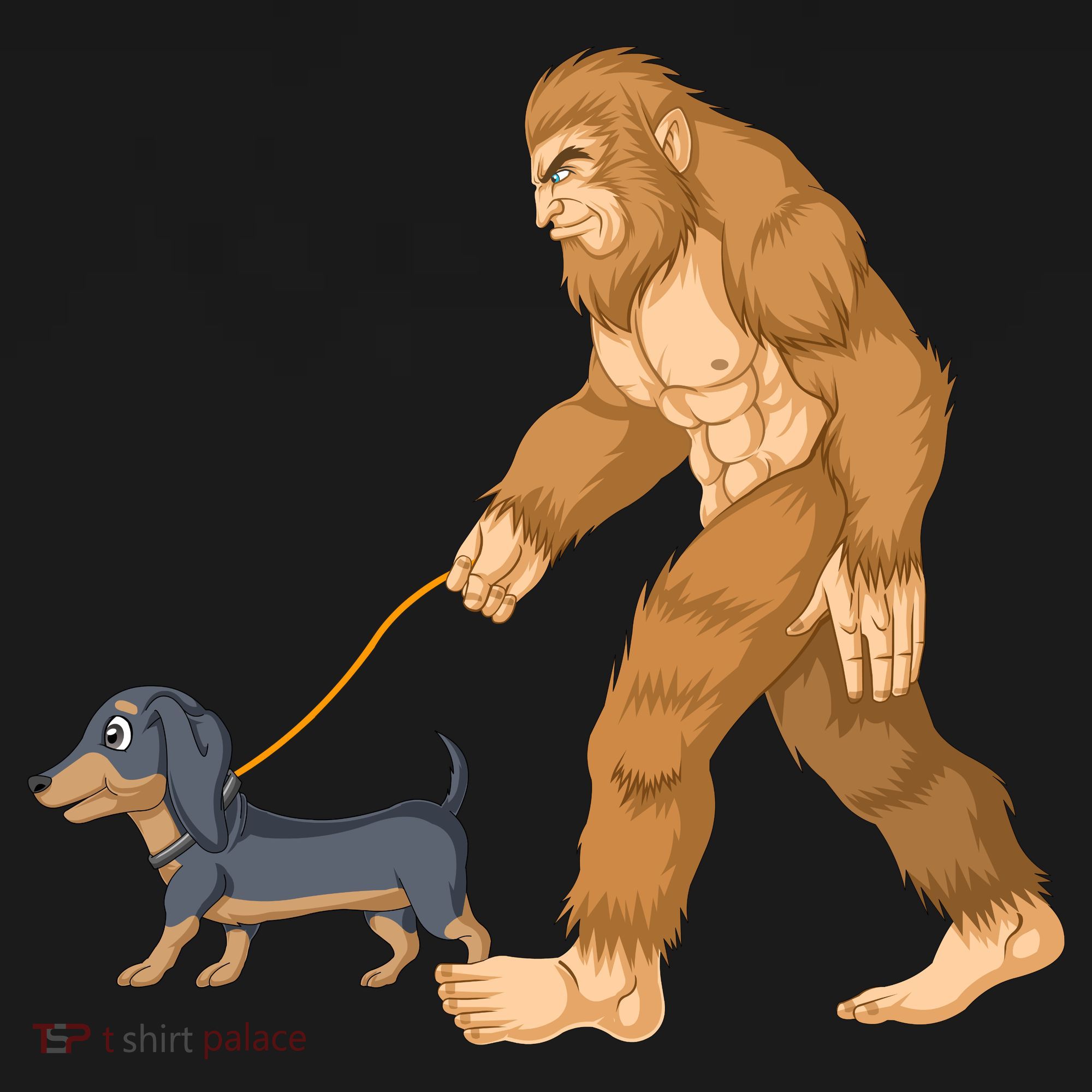 Bigfoot Walk Dachshund Tank Top