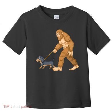 Bigfoot Walk Dachshund Toddler T-Shirt