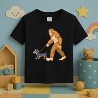 Bigfoot Walk Dachshund Toddler T-Shirt thumb 3