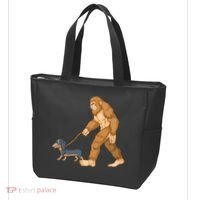 Bigfoot Walk Dachshund Tote Bag thumb 3