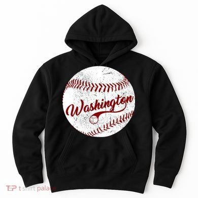 Baseball Washington Dc Team Love Baseball National Pastime Gift Hoodie