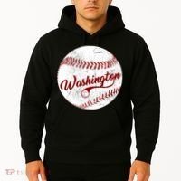 Baseball Washington Dc Team Love Baseball National Pastime Gift Hoodie thumb 2