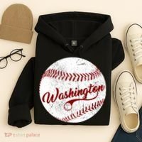 Baseball Washington Dc Team Love Baseball National Pastime Gift Hoodie thumb 4