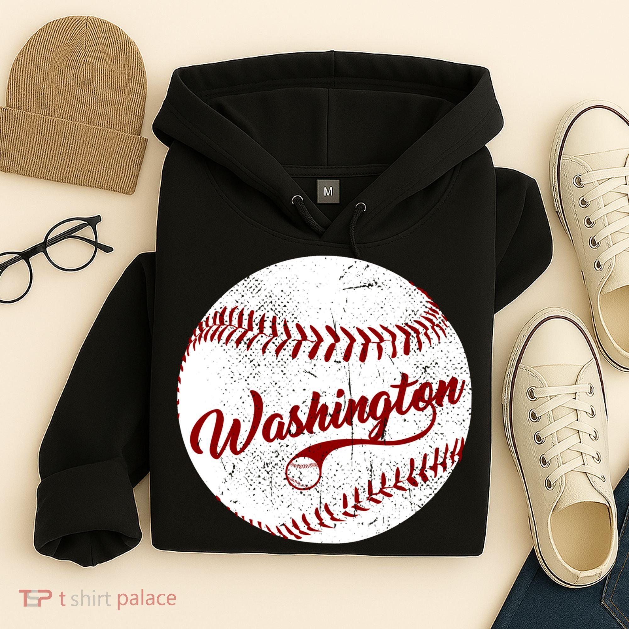 Baseball Washington Dc Team Love Baseball National Pastime Gift Hoodie