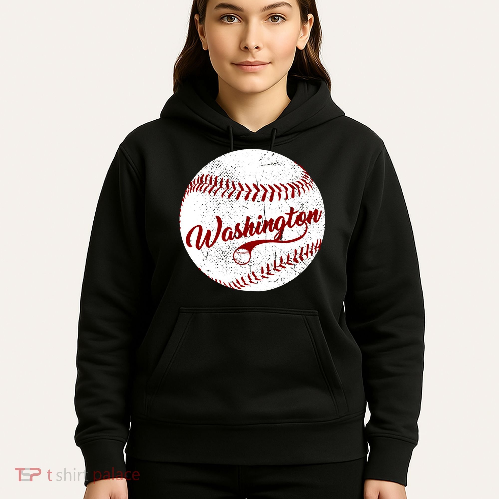 Baseball Washington Dc Team Love Baseball National Pastime Gift Hoodie