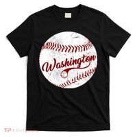 Baseball Washington Dc Team Love Baseball National Pastime Gift T-Shirt thumb 0