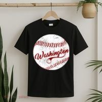 Baseball Washington Dc Team Love Baseball National Pastime Gift T-Shirt thumb 2