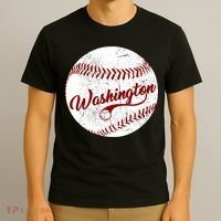 Baseball Washington Dc Team Love Baseball National Pastime Gift T-Shirt thumb 3