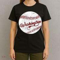 Baseball Washington Dc Team Love Baseball National Pastime Gift T-Shirt thumb 4
