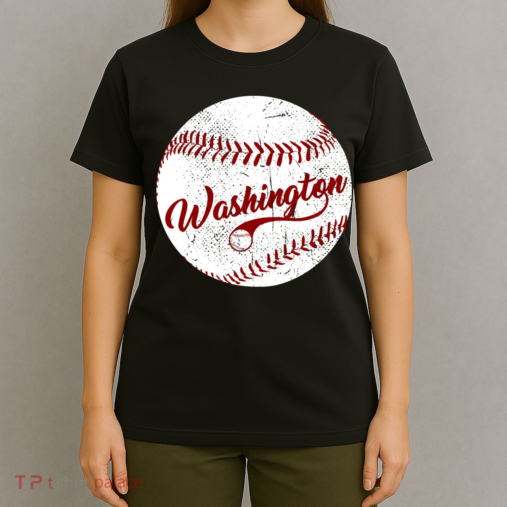 Baseball Washington Dc Team Love Baseball National Pastime Gift T-Shirt
