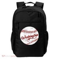 Baseball Washington Dc Team Love Baseball National Pastime Gift Backpack thumb 0