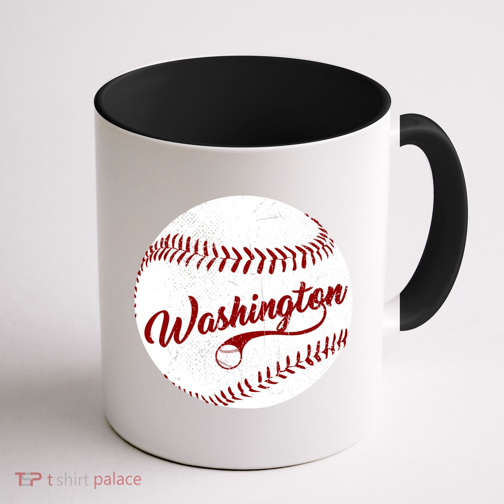 Baseball Washington Dc Team Love Baseball National Pastime Gift Coffee Mug