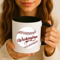 Baseball Washington Dc Team Love Baseball National Pastime Gift Coffee Mug thumb 3