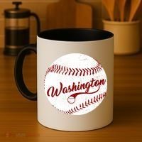 Baseball Washington Dc Team Love Baseball National Pastime Gift Coffee Mug thumb 4