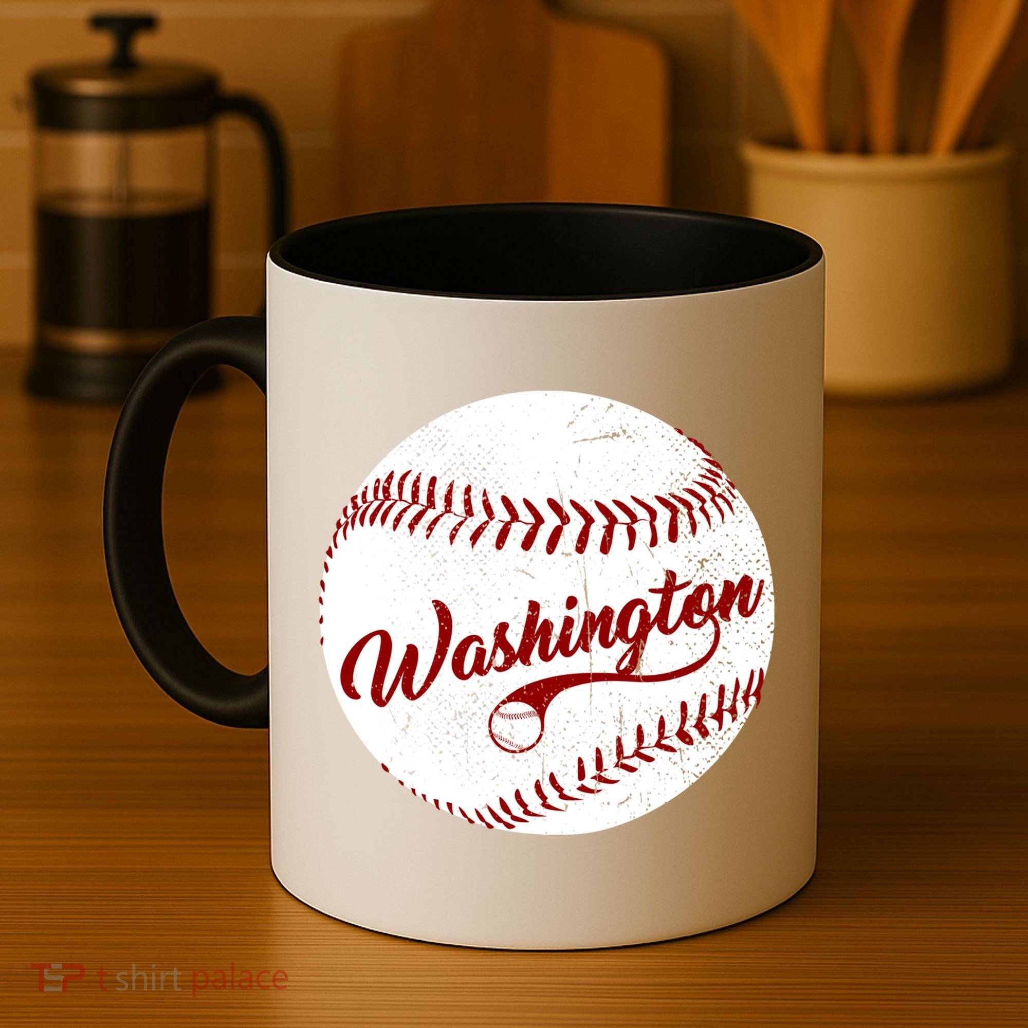 Baseball Washington Dc Team Love Baseball National Pastime Gift Coffee Mug