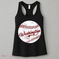 Baseball Washington Dc Team Love Baseball National Pastime Gift Women's Tank Top thumb 3