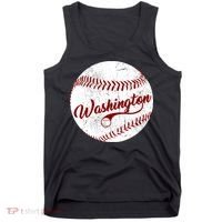 Baseball Washington Dc Team Love Baseball National Pastime Gift Tank Top thumb 0