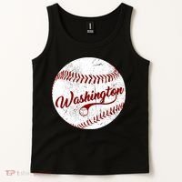 Baseball Washington Dc Team Love Baseball National Pastime Gift Tank Top thumb 2