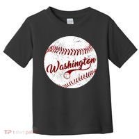 Baseball Washington Dc Team Love Baseball National Pastime Gift Toddler T-Shirt thumb 0