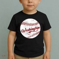 Baseball Washington Dc Team Love Baseball National Pastime Gift Toddler T-Shirt thumb 2