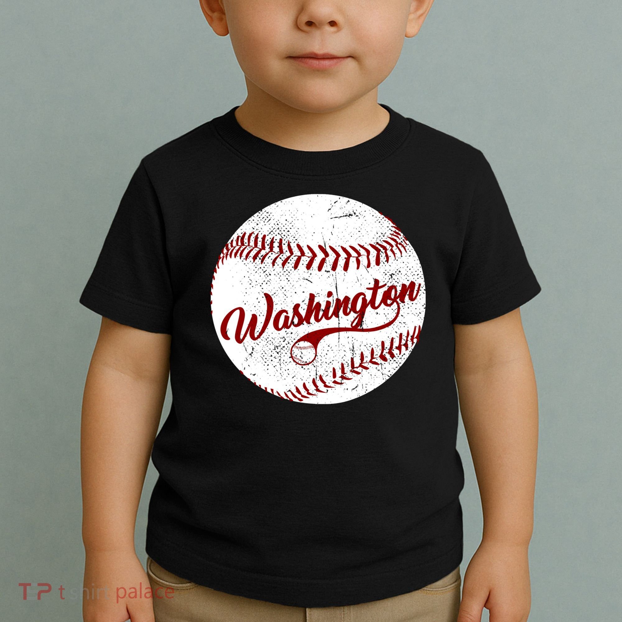 Baseball Washington Dc Team Love Baseball National Pastime Gift Toddler T-Shirt