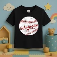 Baseball Washington Dc Team Love Baseball National Pastime Gift Toddler T-Shirt thumb 3