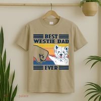 Best Westie Dad Ever Vintage Father Day Christmas T-Shirt thumb 2
