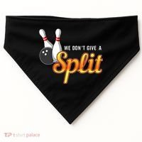Bowling We Don't Give A Split USA-Made Doggie Bandana thumb 0