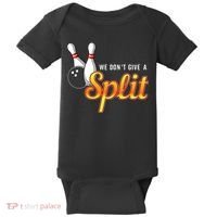 Bowling We Don't Give A Split Baby Bodysuit thumb 0
