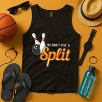 Bowling We Don't Give A Split Tank Top thumb 4
