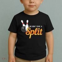 Bowling We Don't Give A Split Toddler T-Shirt thumb 2