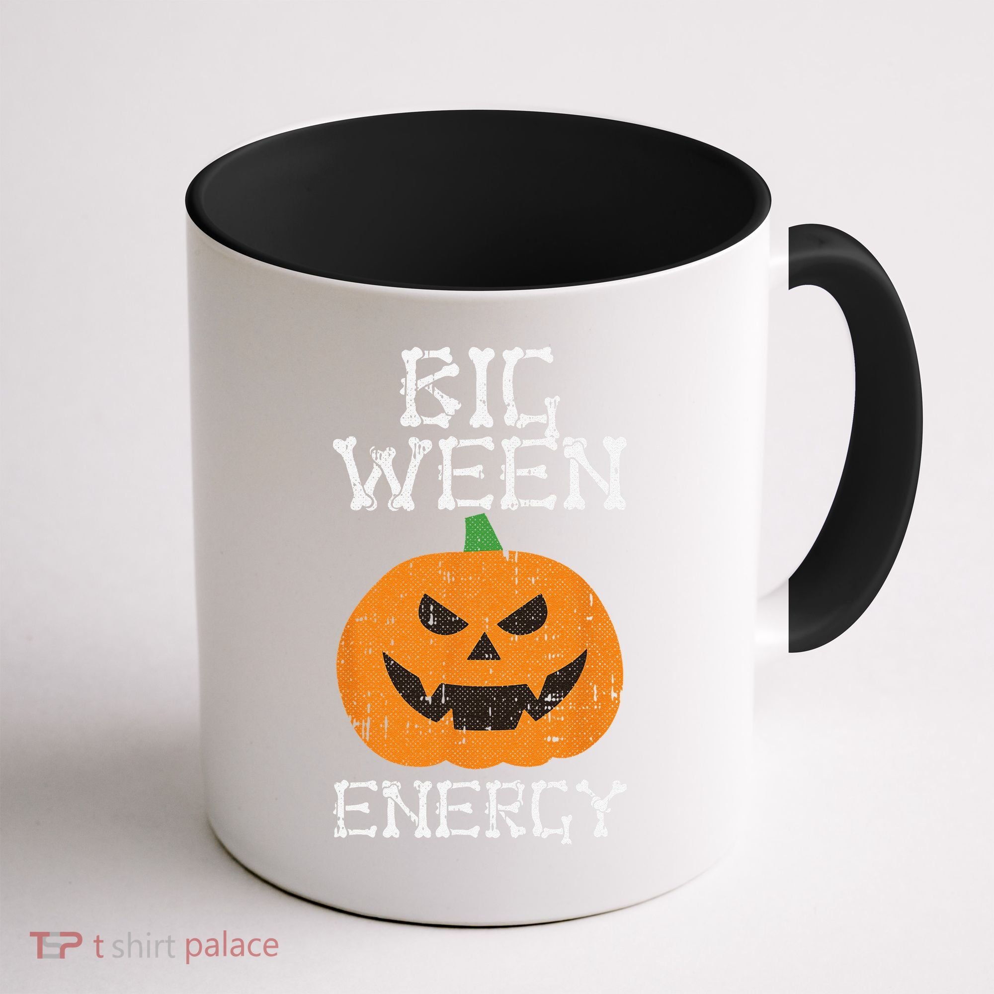Big Ween Energy Lazy Halloween Costume Scary Pumpkin Coffee Mug