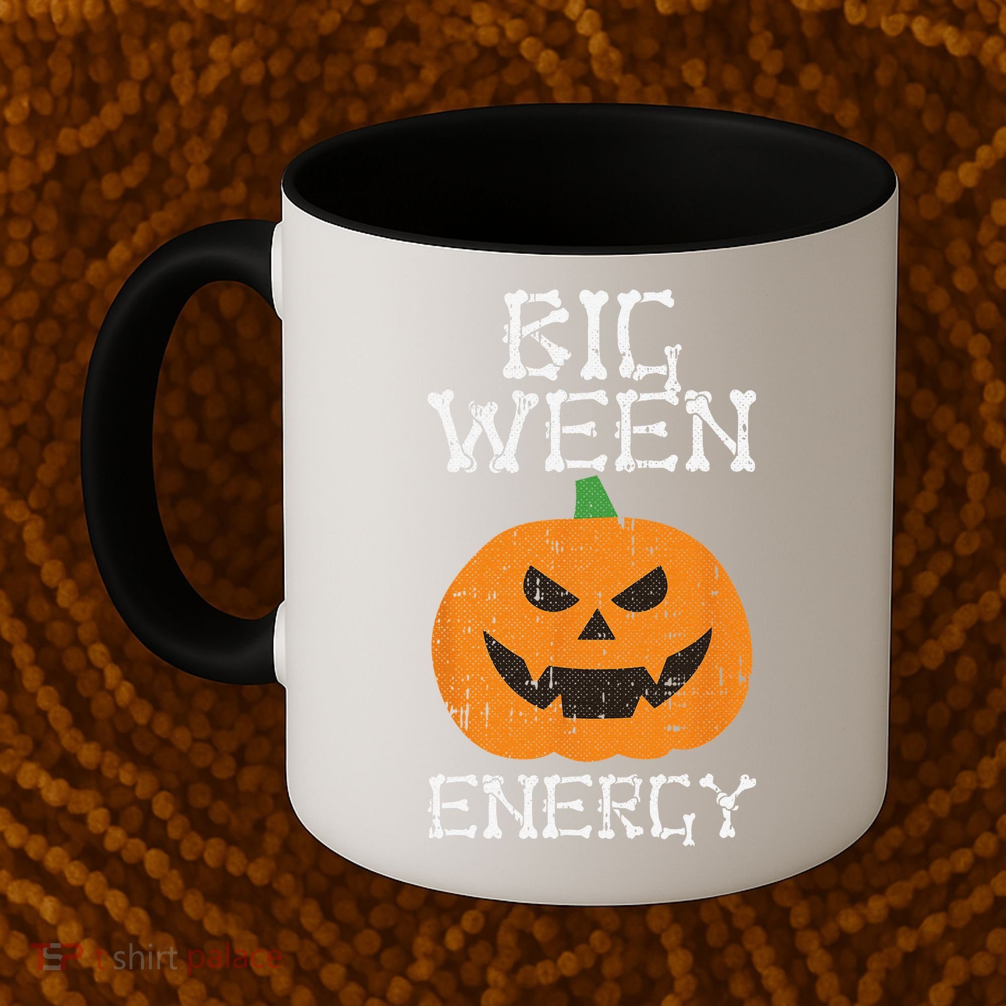 Big Ween Energy Lazy Halloween Costume Scary Pumpkin Coffee Mug