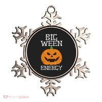 Big Ween Energy Lazy Halloween Costume Scary Pumpkin Ornament thumb 0