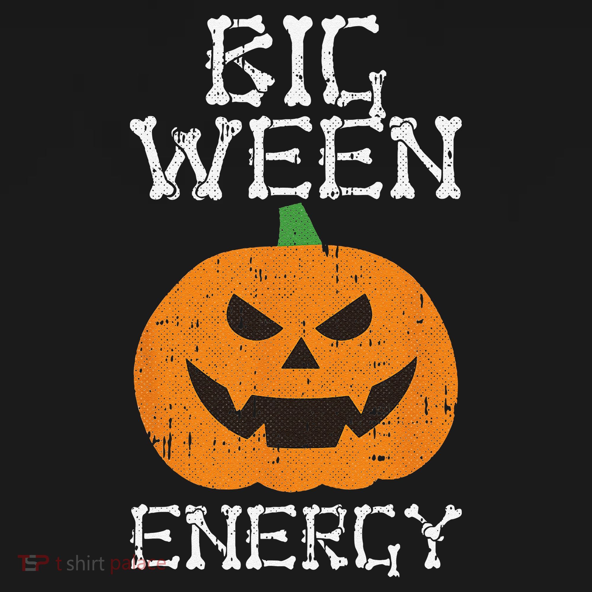 Big Ween Energy Lazy Halloween Costume Scary Pumpkin Ornament