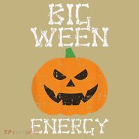 Big Ween Energy Lazy Halloween Costume Scary Pumpkin Long Sleeve Shirt thumb 2
