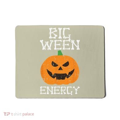 Big Ween Energy Lazy Halloween Costume Scary Pumpkin Mousepad