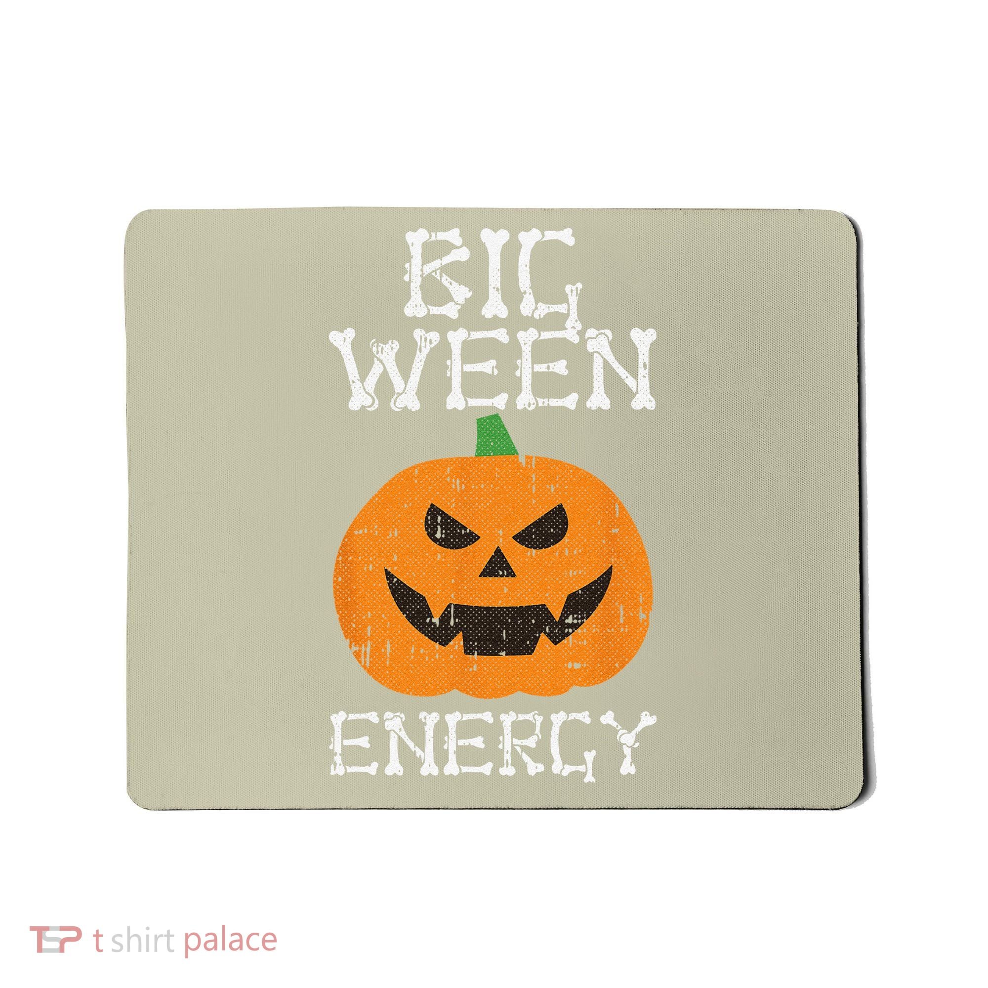 Big Ween Energy Lazy Halloween Costume Scary Pumpkin Mousepad