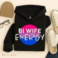 Bi Wife Energy Bisexual Pride Bisexual Flag Bi Pride Hoodie thumb 4