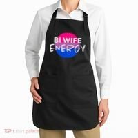 Bi Wife Energy Bisexual Pride Bisexual Flag Bi Pride Apron thumb 2