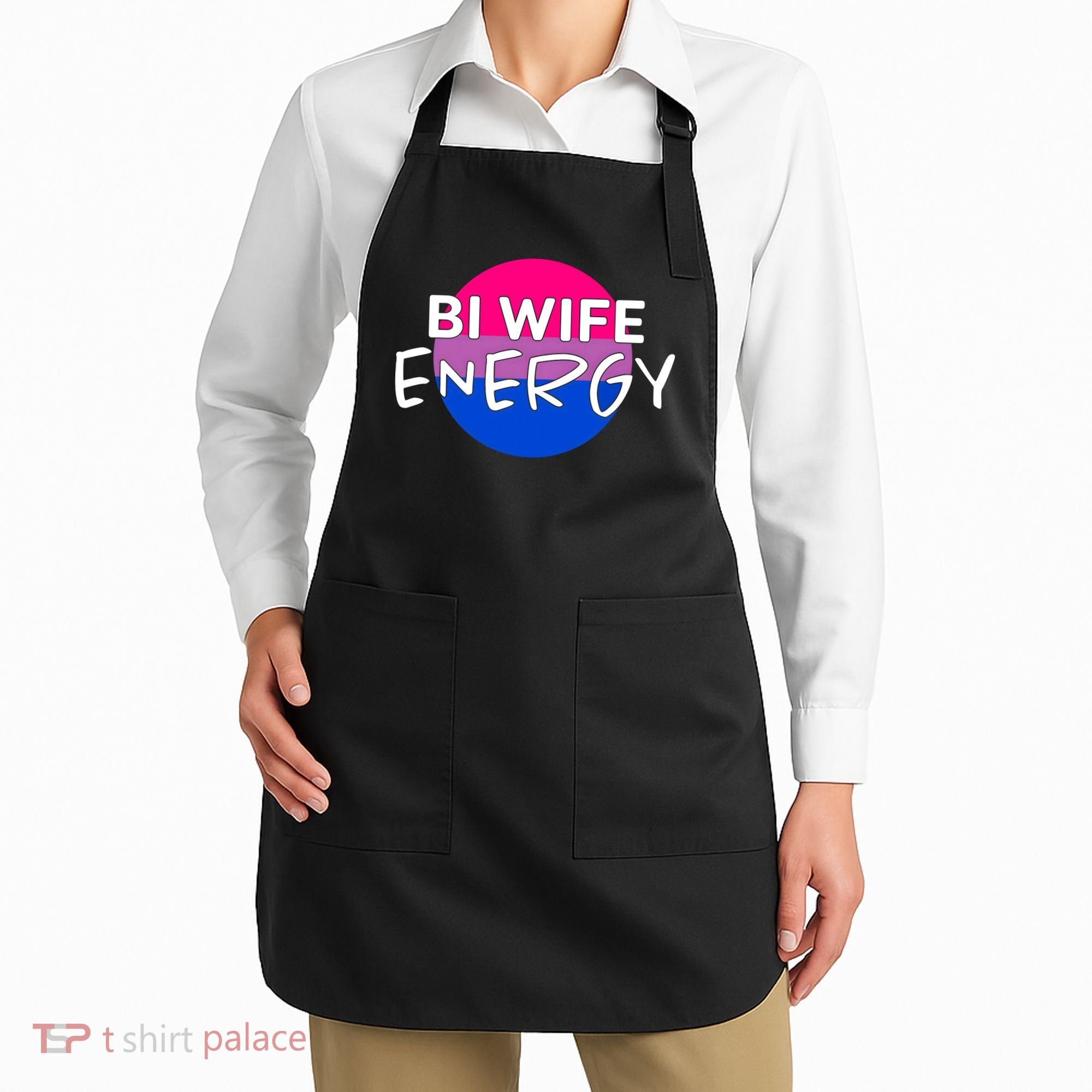 Bi Wife Energy Bisexual Pride Bisexual Flag Bi Pride Apron