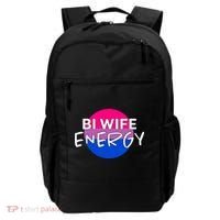 Bi Wife Energy Bisexual Pride Bisexual Flag Bi Pride Backpack thumb 0