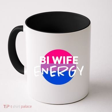 Bi Wife Energy Bisexual Pride Bisexual Flag Bi Pride Coffee Mug