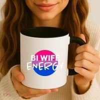 Bi Wife Energy Bisexual Pride Bisexual Flag Bi Pride Coffee Mug thumb 3