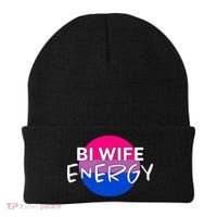 Bi Wife Energy Bisexual Pride Bisexual Flag Bi Pride Beanie thumb 0