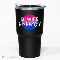 Bi Wife Energy Bisexual Pride Bisexual Flag Bi Pride Tumbler thumb 0