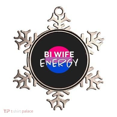 Bi Wife Energy Bisexual Pride Bisexual Flag Bi Pride Ornament
